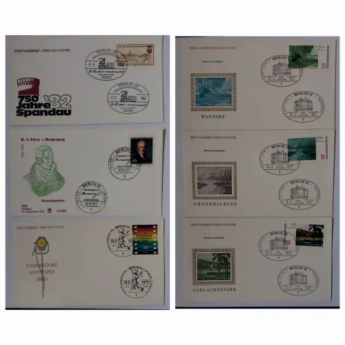 Envelopes com selos Europa- Selecionados