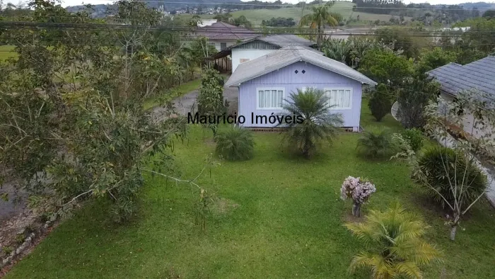 Duas casas com terreno 1.907,40 m² na Rua José Dalprá, Seminário, Taió, S.C. Ideal para im
