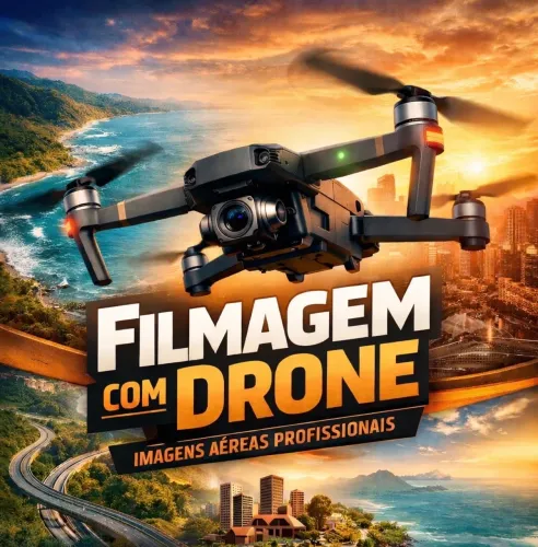 Filmagem com drone profissional 