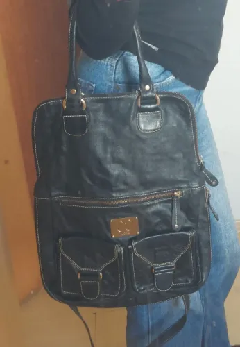 Bolsa em couro Cristófoli