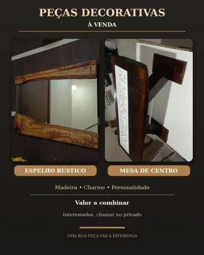 Móveis rústicos