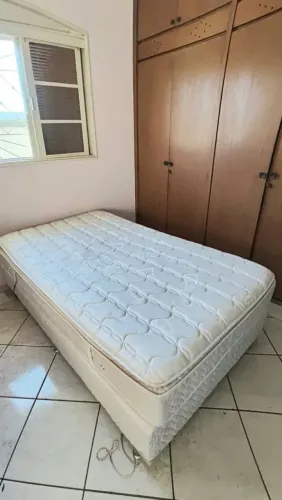 Cama box solteiro com colchão Pelmex