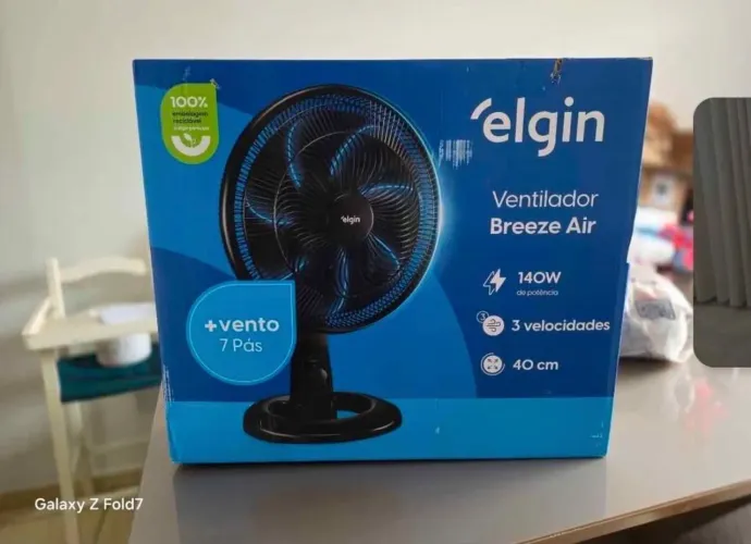 Ventilador de mesa 140w Elgin! Novo na caixa