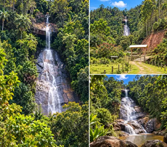Chácaras 1.200, 1.500, 3.700, 5.000 e 5.100m², Mirante e Vista para Cachoeira, parcelo