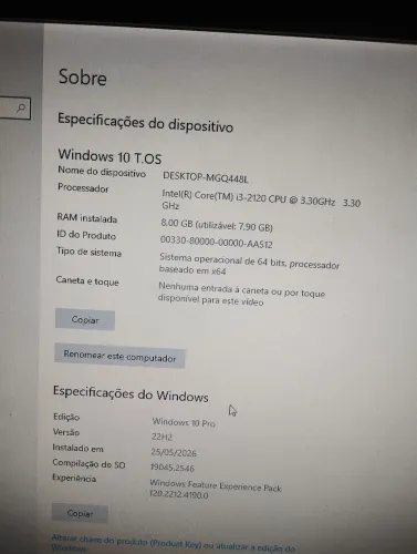 Vendo esse Pc ou troco em outro qualquer coisa volto mais em dinheiro, 