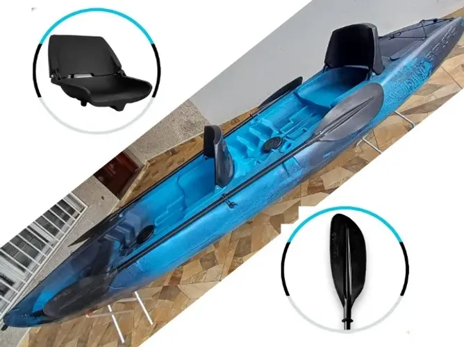 Caiaque Duplo Explorer Brudden Up Pesca Lazer Remos Usado