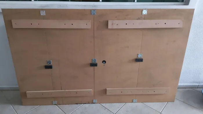 PAINEL DE MADEIRA RIPADO 1.00 ALT X 1.70 LARG $ 200,00 PARCELO * TONY