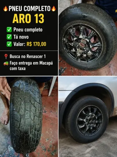 Pneu de carro aro 13 