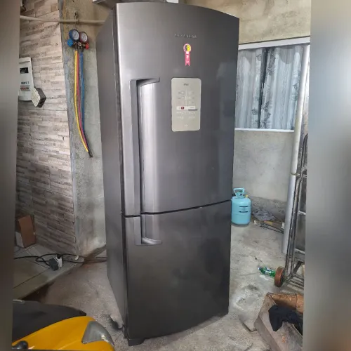 Geladeira Inverse Cinza 429L-Com garantia-entrega rápida e gratuita