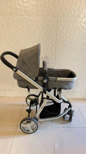 Carrinho Safety 1st Mobi TS Grey + bebê conforto