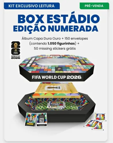KIT ESTÁDIO COPA 2026 (EDIÇÃO NÚMERADA)