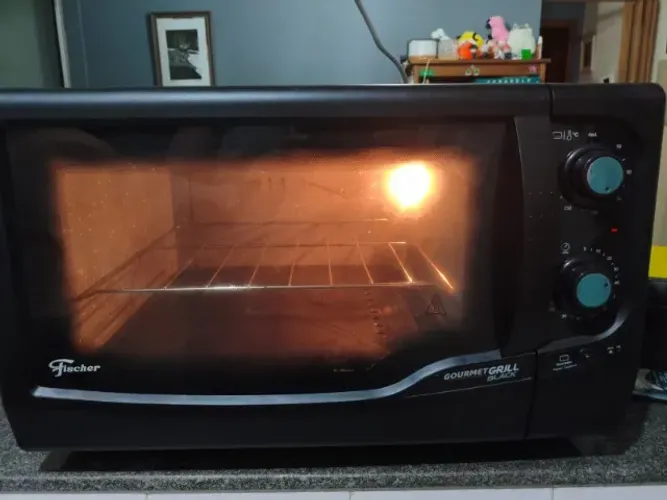 Forno Elétrico Bancada Fischer Gourmet Grill 44L Prata