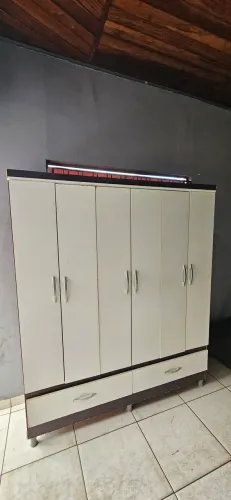 guarda roupa casal medio usado - entrega montado