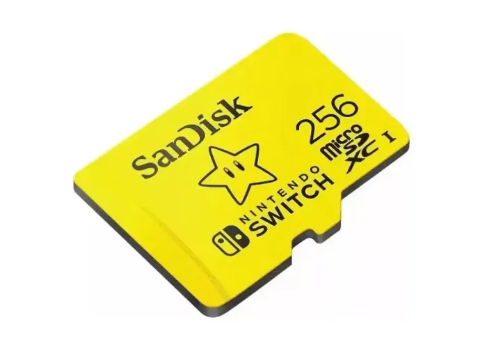 Cartão De Memória Sandisk 256gb Nintendo Switch Uhs-i