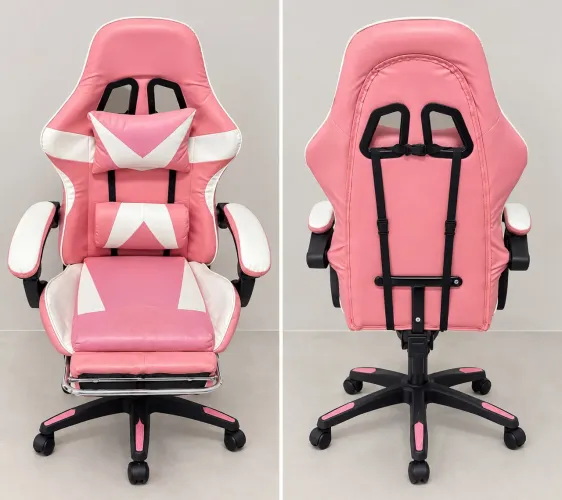 VENDO CADEIRA GAMER STILLUS ROSA