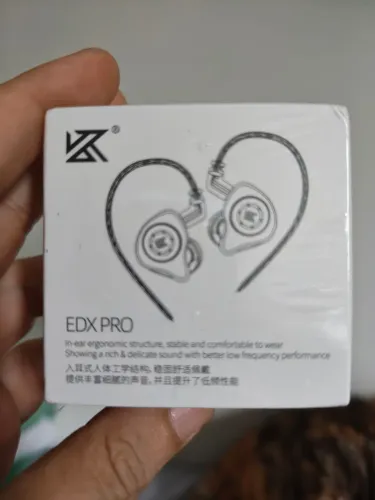 Fone de ouvido KZ EDX Pro (preto ou transparente) Original.