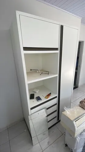 TORRE QUENTE EM MDF BRANCA 