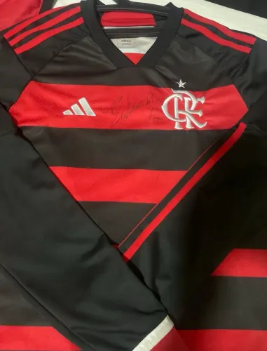 Camisa Flamengo autografada