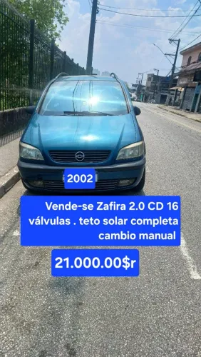 Chevrolet Zafira 2.0/ CD 2.0 16V MPFI 5P 2002