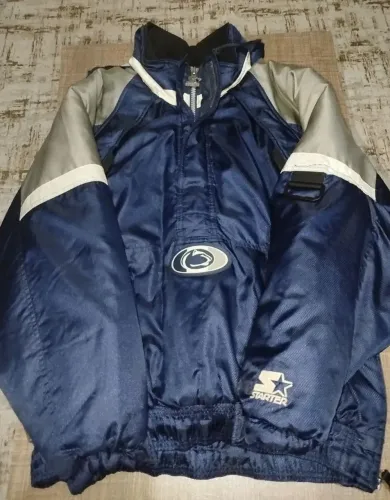 Jaqueta pulover anos 90 STARTER PENN STATE NITTANY LIONS ANTIGA OFICIAL 