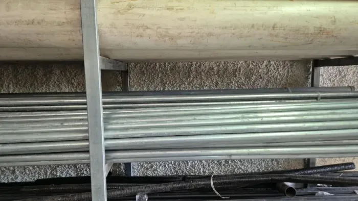 Eletrodutos zincados para instalações elétricas (várias bitolas)