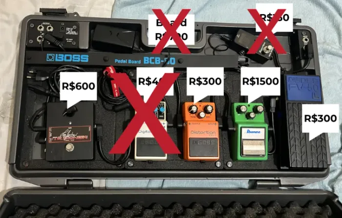 Vendo Pedal board extremamente bem cuidado e no precinho.