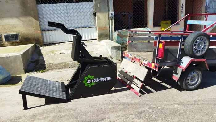 Máquina hack squat 