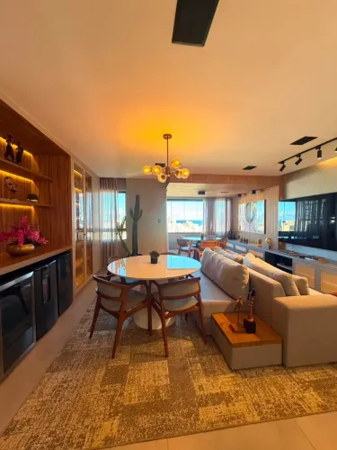 Apartamento a venda no Loteamento Aquarius com 2 suites nascente e mobiliado no Residencia