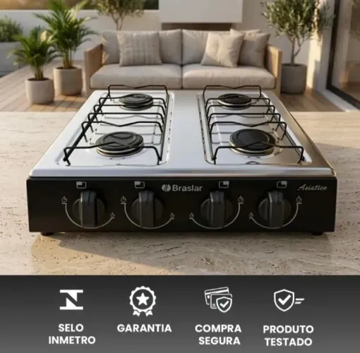 Fogão Cooktop de mesa portátil a gás 