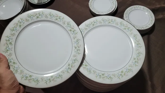 Jogo de louça da Noritake vintage Savannah padrão 2031