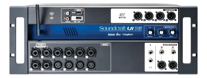 Mesa De Som Digital Soundcraft Ui16 Com 16 Canais