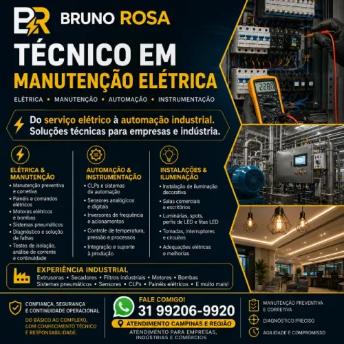 Técnico em manutenção elétrica