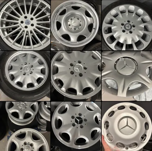 DIVERSAS RODAS E CALOTAS ORIGINAIS MERCEDES BENZ CLASSE CLK CLASSE E CLASSE C HAMANN