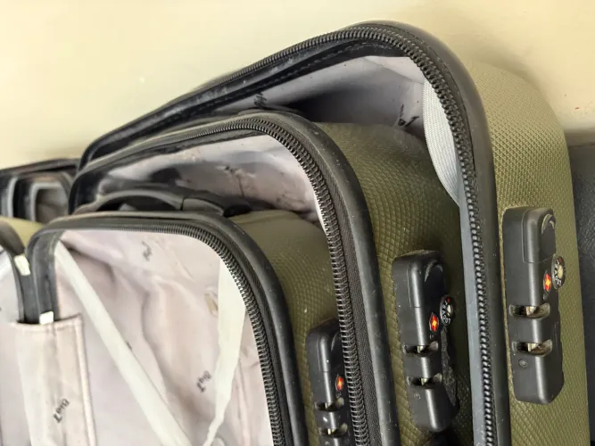 Trio de Malas Italiana para Viagem 