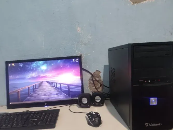 ? PC COMPLETO AMD A8-6500 + MONITOR Trabalho OU ESTUDOS.