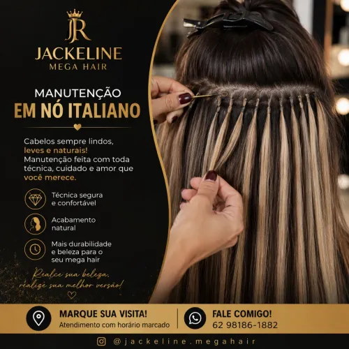 Manutenção de mega hair 