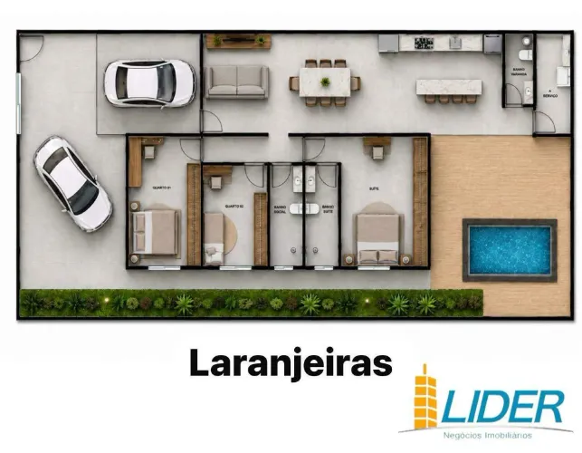Casa à venda, 3 quartos, 1 suíte, 4 vagas, LARANJEIRAS - Uberlândia/MG