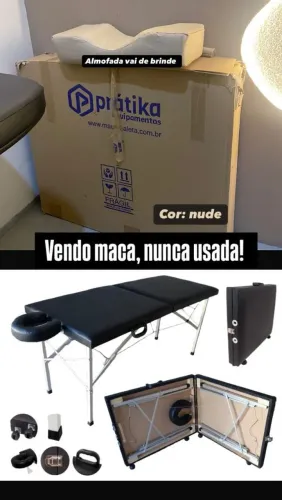 Maca portátil, nova na caixa