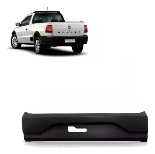 PÁRA-CHOQUE TRASEIRO CENTRAL VOLKSWAGEM SAVEIRO G7 2018