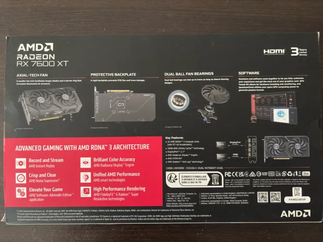 RX 7600 XT 16gb ASUS Dual