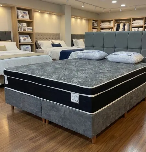 Cama Queen de molas ensacadas individualmente promoção