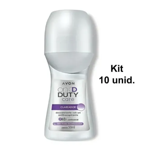 Kit 10 Antitranspirante desodorante roll on Avon Erva Doce