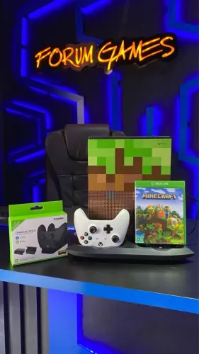 Xbox One S edição exclusiva do Minecraft 