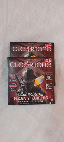 Encordoamento Cleartone Dave Mustaine (heavy) de Guitarra Coated