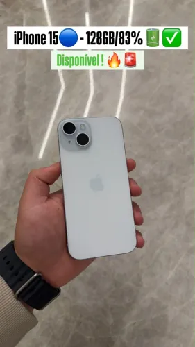 iPhone 15 (Várias Cores) ? Dynamic Island + USB-C + 60 Dias de Garantia!