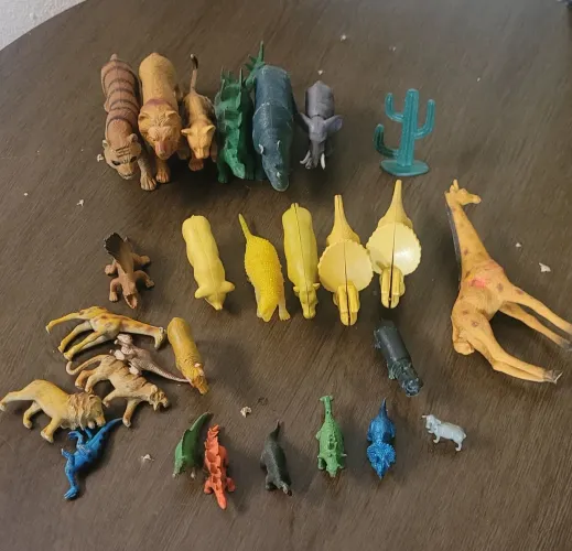 Lote 26 animais de brinquedo