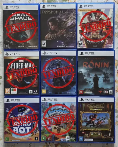Coleção Lote Jogos Diversos - PS5
