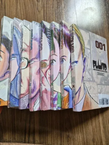 Coleção Completa Mangá Pluto (Vol. 1 ao 8) | Naoki Urasawa | 100% LACRADA