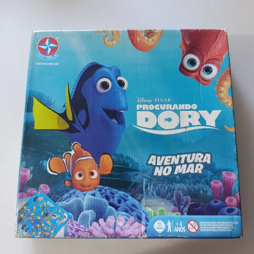Jogo de Tabuleiro Nemo Procurando Dory Aventura no Mar da Estrela