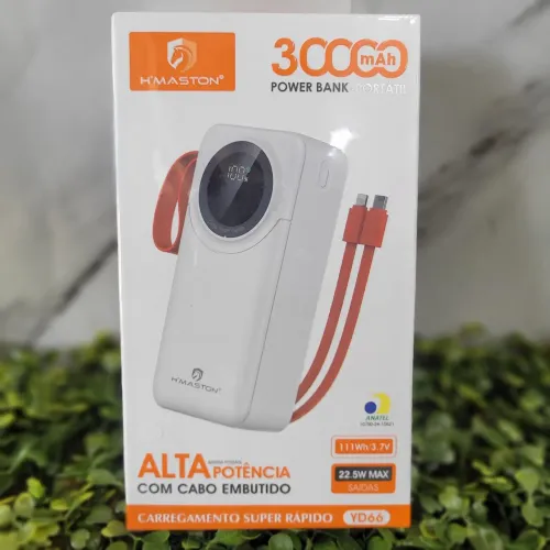 Carregador portátil powerbank 30000mAh
